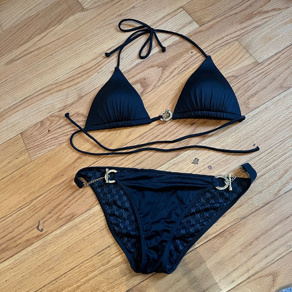 Victorias Secret S Gold Ring Detail Bikini